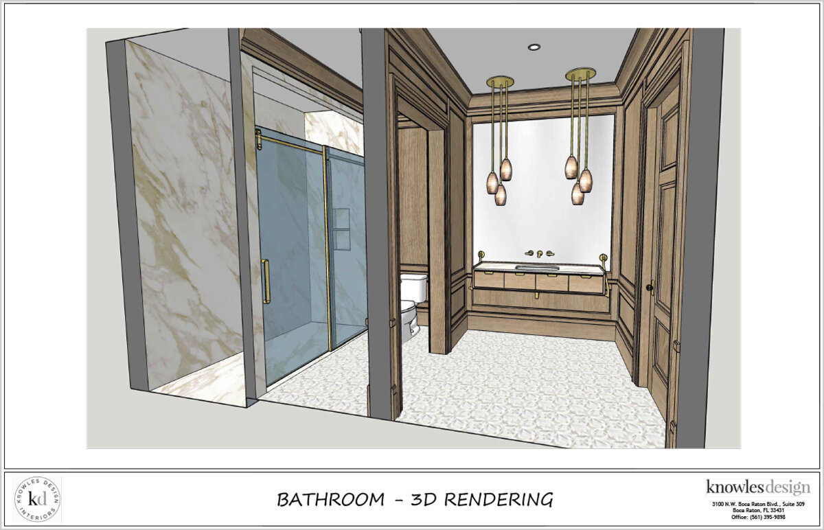 Bathroom - 3D Rendering