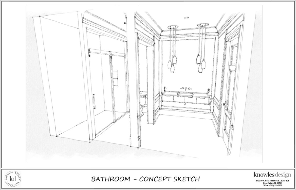 Bathroom - Concept Sketch