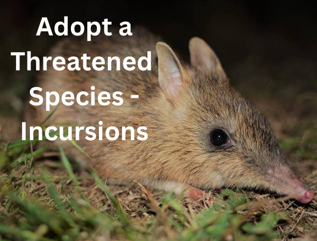 Adopt a Threatened Species Incursions: Available Term 3 and 4 - FREE for Western Metro Schools