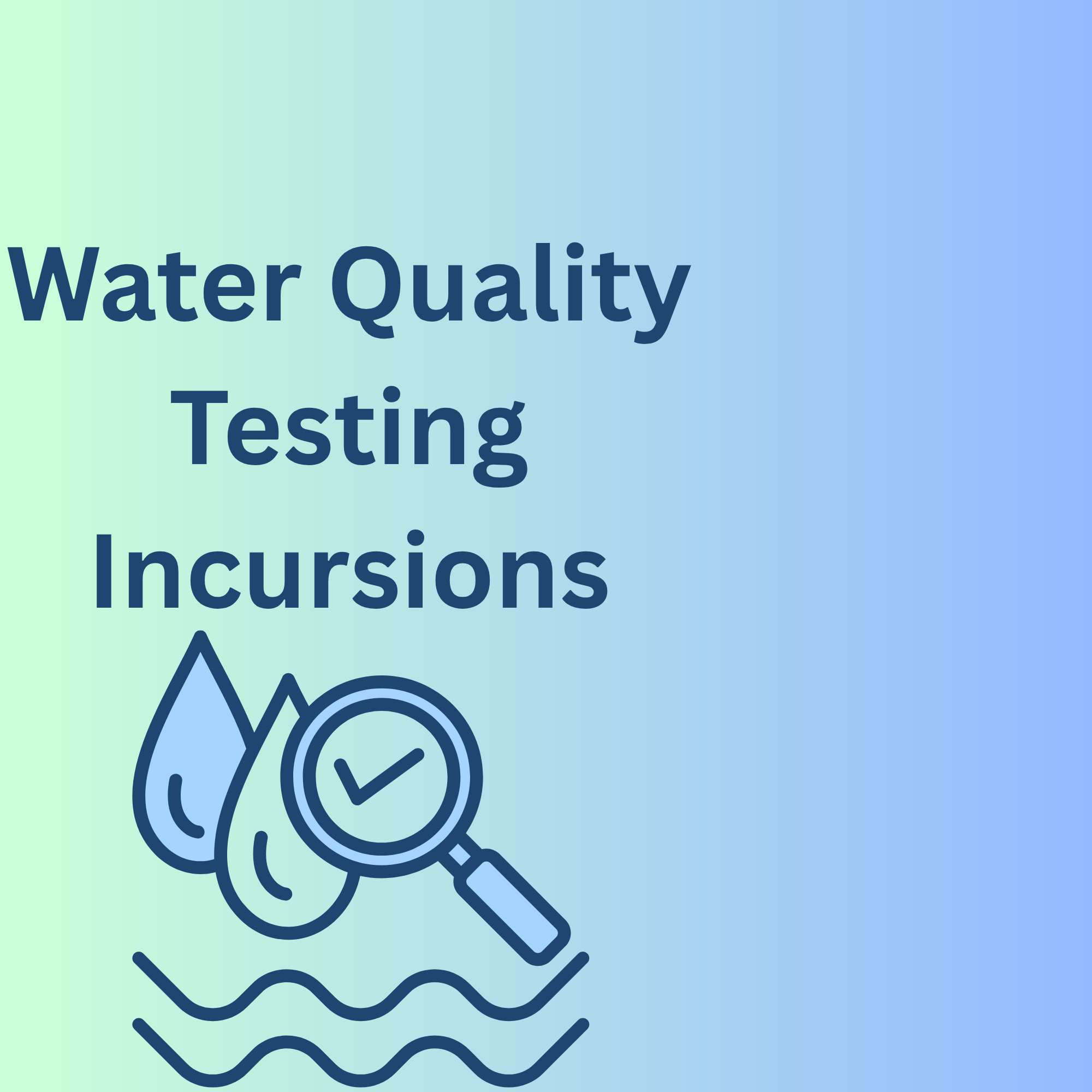 Water Quality Testing Incursion: Term 4 Only