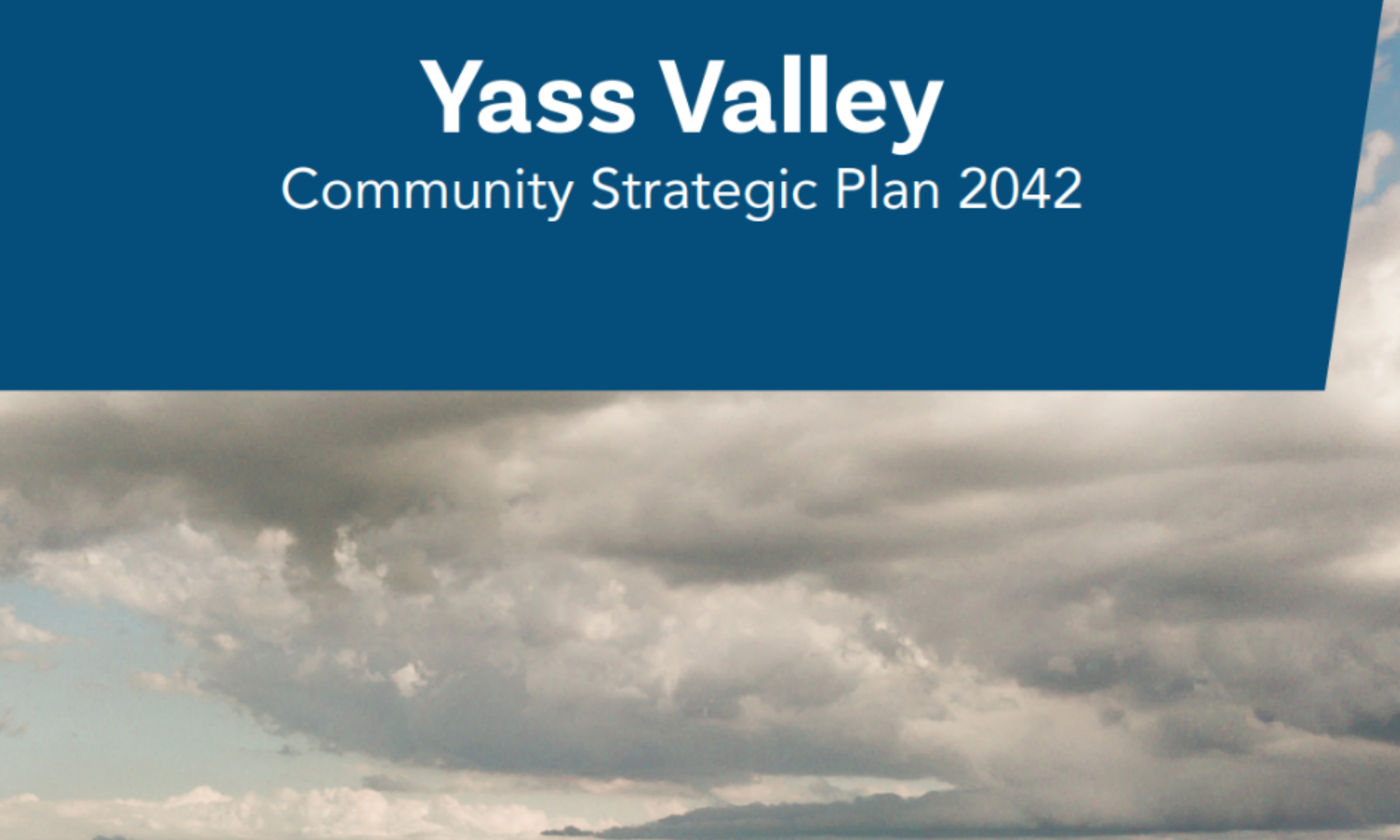 Yass Valley Community Strategic Plan 2042.