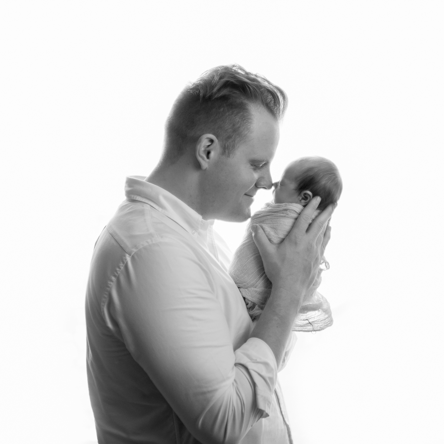Dad and baby photo