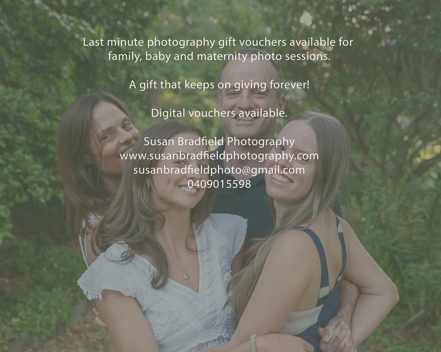 Last minute gift vouchers available!