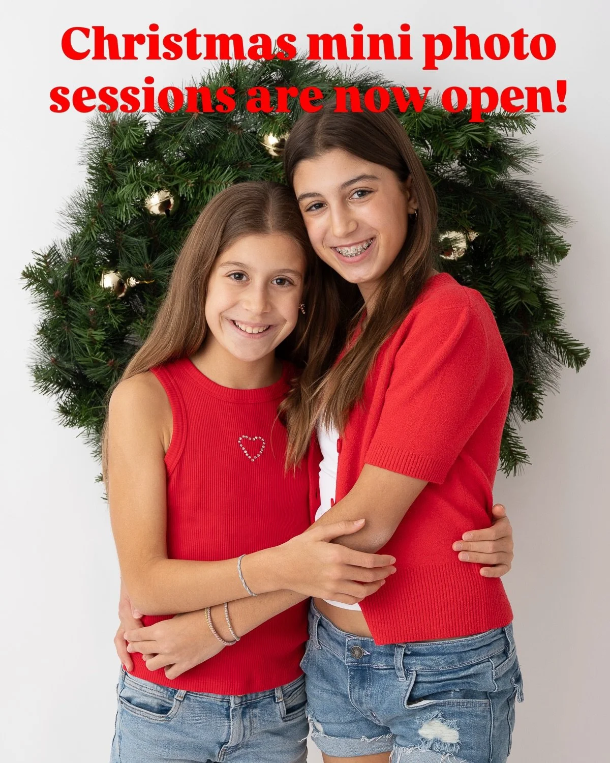 Christmas mini photo sessions are now open for booking!! With a classic, simple set up and no scary Santa, these images will be timeless! 5 digital images, $300 at my a Brighton, Melbourne studio. Book now using the QR CODE or link in bio.