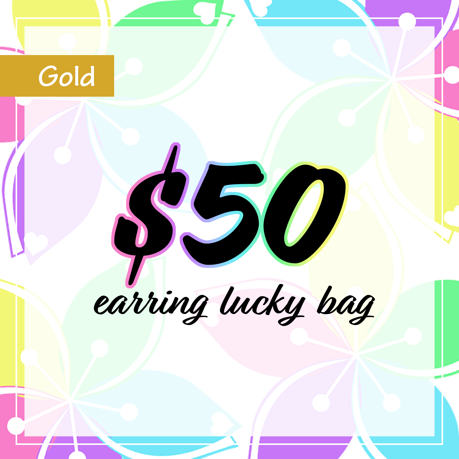 "Gorgeous Gold" Earrings Box #1