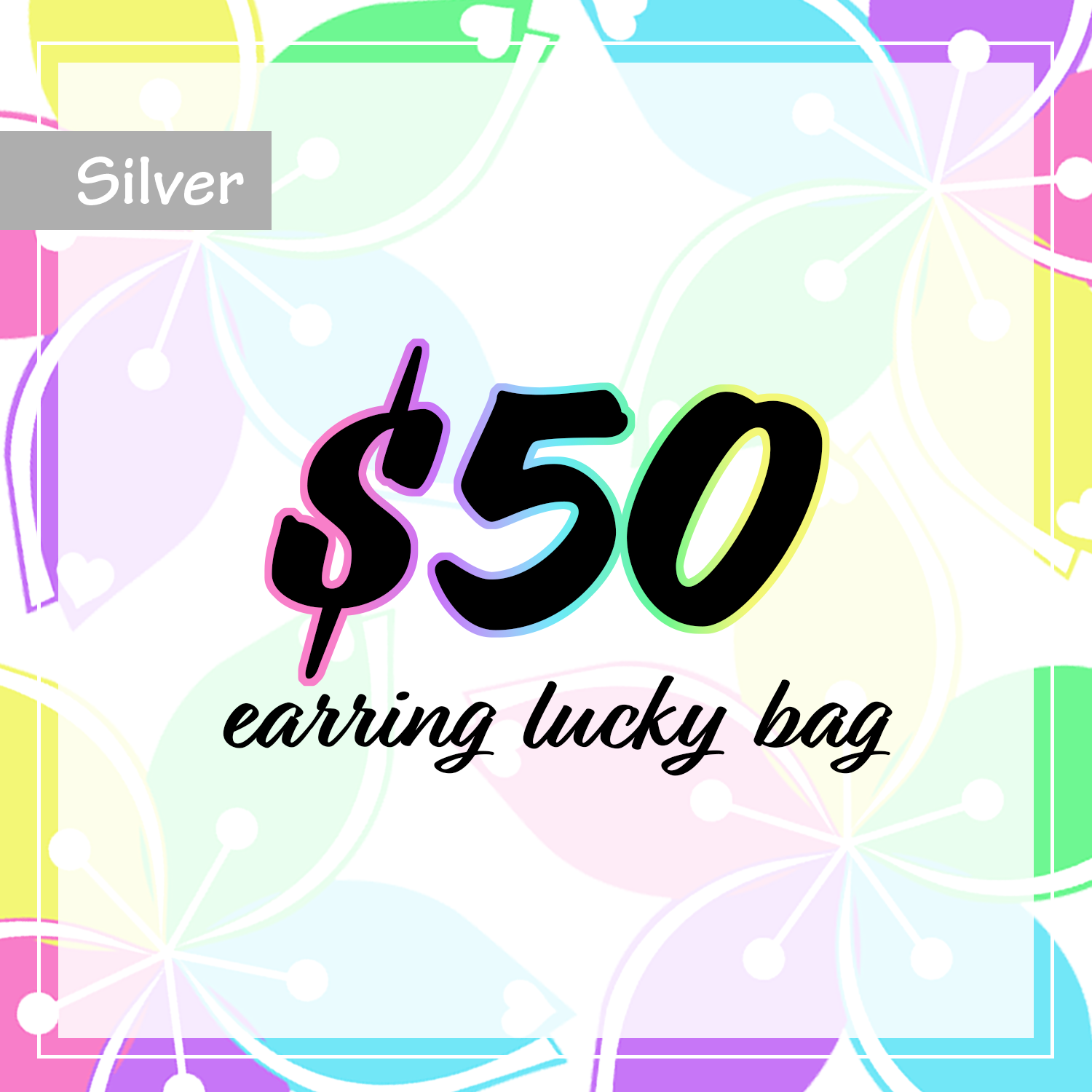 "Sparkle me Silver" Earrings Box #1
