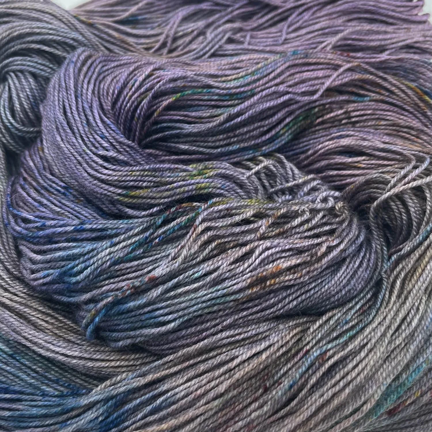 Patinaed Pansy / Yak Sock