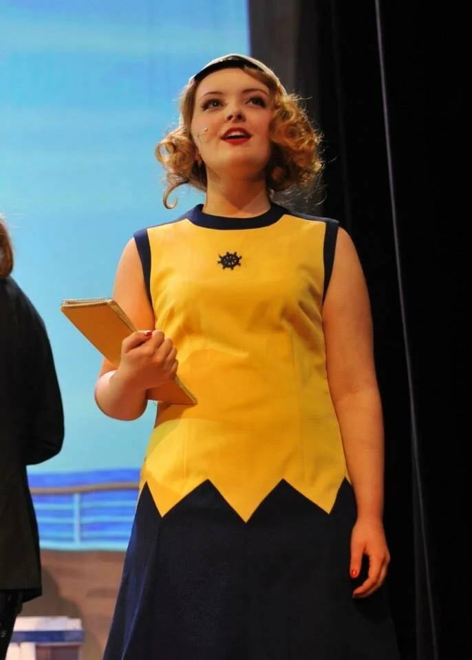 Caitlin as The Purser in Anything Goes