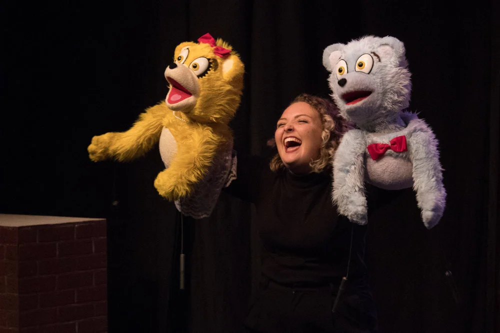 Caitlin as Bad Idea Bear in Avenue Q