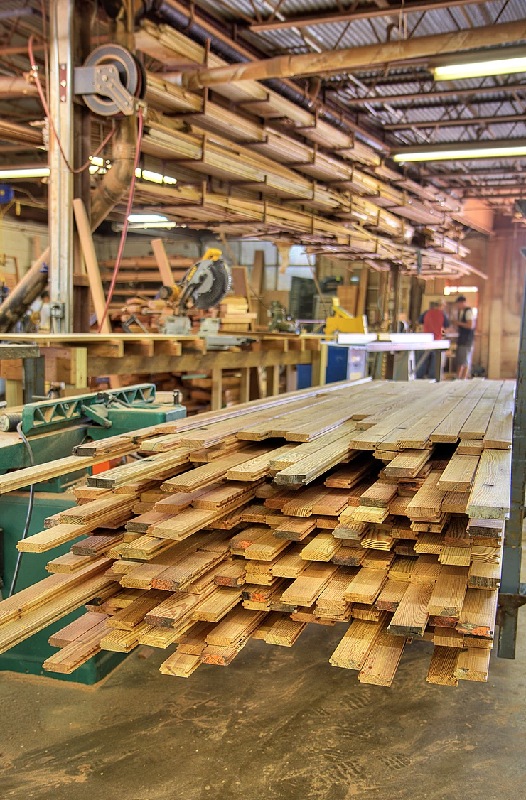 Heart Pine Flooring — Central City Millworks