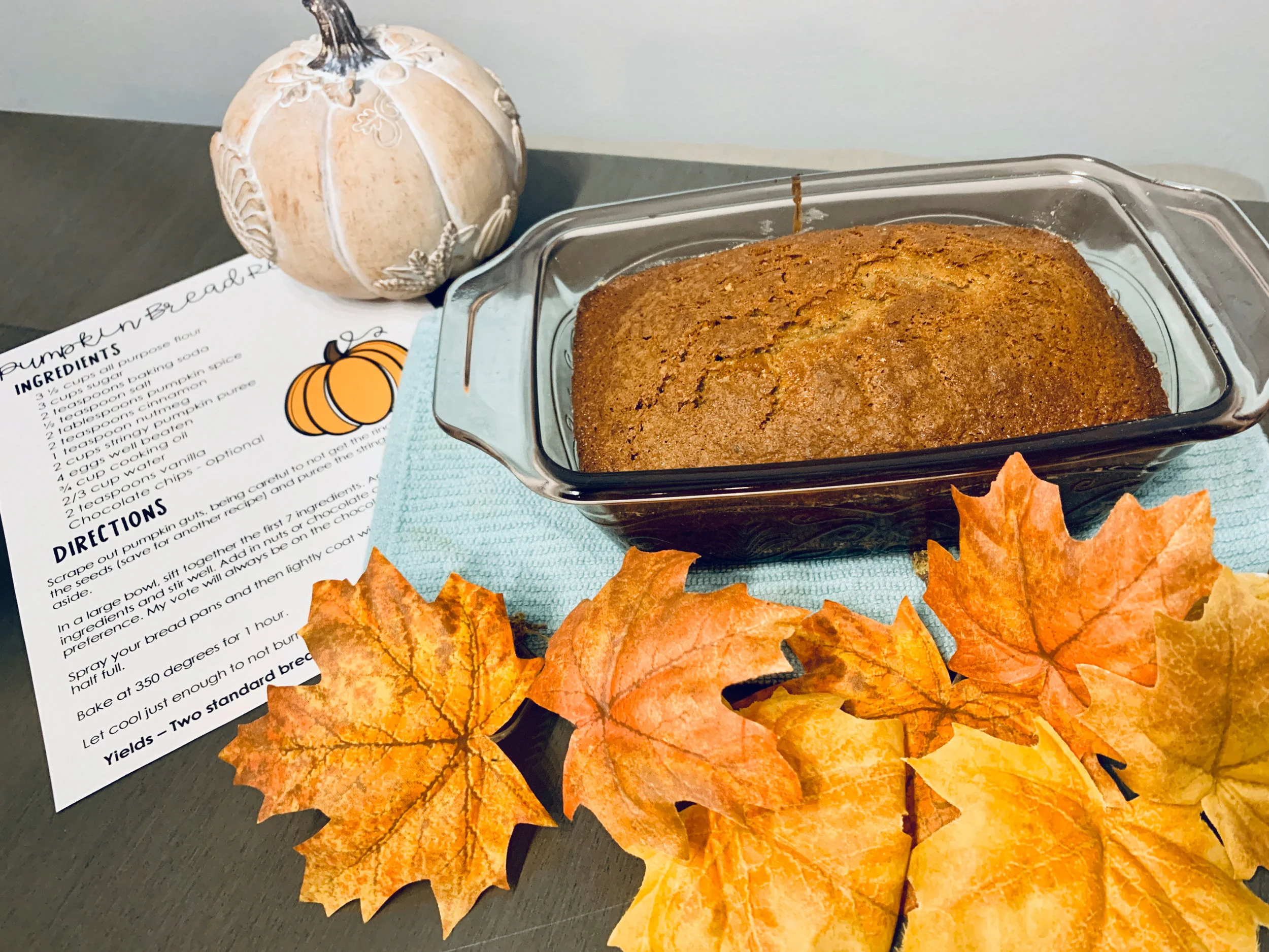 Homemade Pumpkin Bread