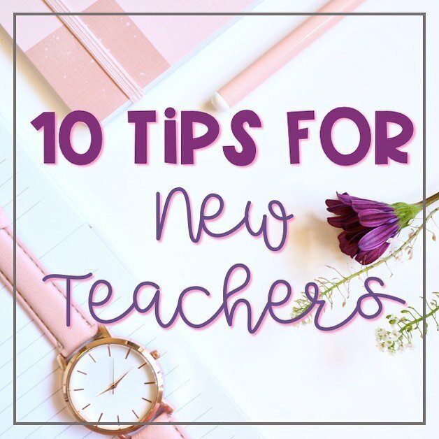 🌸 {First Year Teachers} 🌸⁣⁣
⁣⁣
This one is for you!! 🎉⁣⁣
⁣⁣
If you&rsquo;re nervous about preparing for your first teacher interview or wondering what happens after you accept your first job, these 𝟏𝟎 𝐍𝐞𝐰 𝐓𝐞𝐚𝐜𝐡𝐞𝐫 𝐓𝐢𝐩𝐬 will walk you