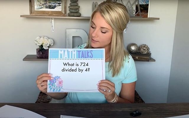 {𝐌𝐢𝐝𝐝𝐥𝐞 𝐒𝐜𝐡𝐨𝐨𝐥 𝐍𝐮𝐦𝐛𝐞𝐫 𝐓𝐚𝐥𝐤𝐬} ⁣
⁣
This past school year I committed to doing number talks every day. Even during distance learning and now during our distance learning summer school,⁣ I am still using math talks daily with my st