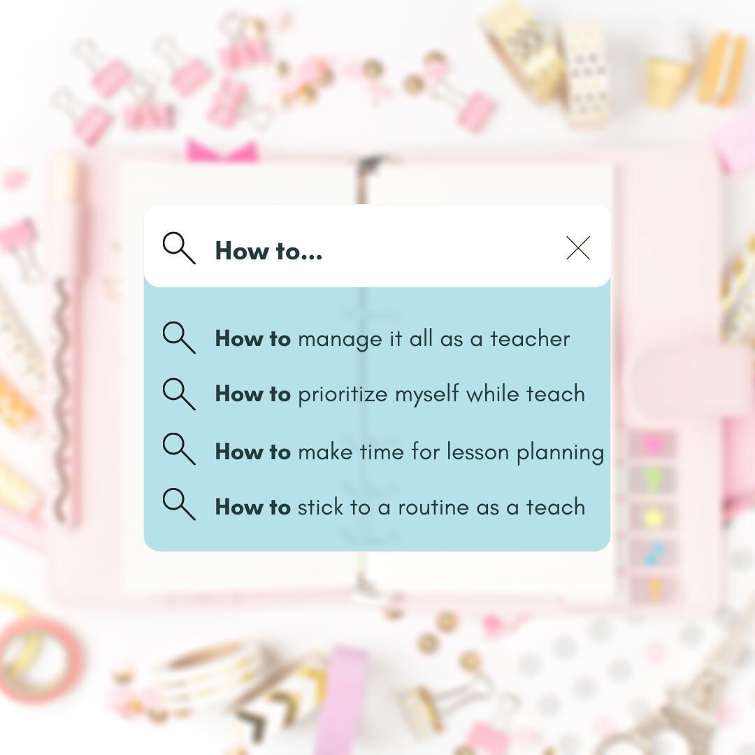 💻 &ldquo;Hey Google, how do I learn how to manage it all when I begin my first year of teaching?&rdquo; 

Although Google tends to have most of the answers, let me save you the Google search. 

Managing it all during your first year of teaching is g