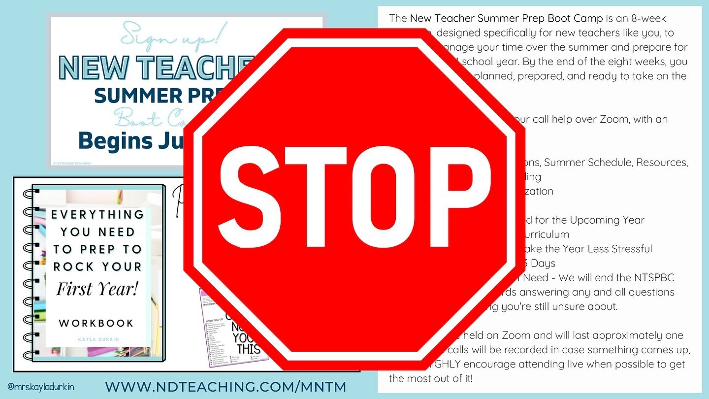 Hey friends,

I&rsquo;m collecting feedback on the New Teacher Summer Prep Boot Camp and one of the biggest pieces of feedback I&rsquo;m receiving is that teachers do not want the weekly time commitment. 

I am open to as much honest feedback as anyo