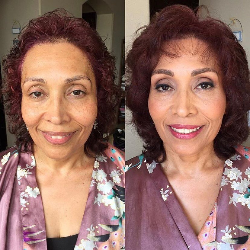 ✨Makeover Monday!!!✨I BELIEVE every women at any age deserves to feel BEAUTIFUL!!!! Check out my website for my full custom makeup lessons &amp; beauty makeovers!💫
.
.
.
.
.
.
.
.
#makeovermonday #beautyatanyage #loveyourskin #ocmakeupartist #ocskin