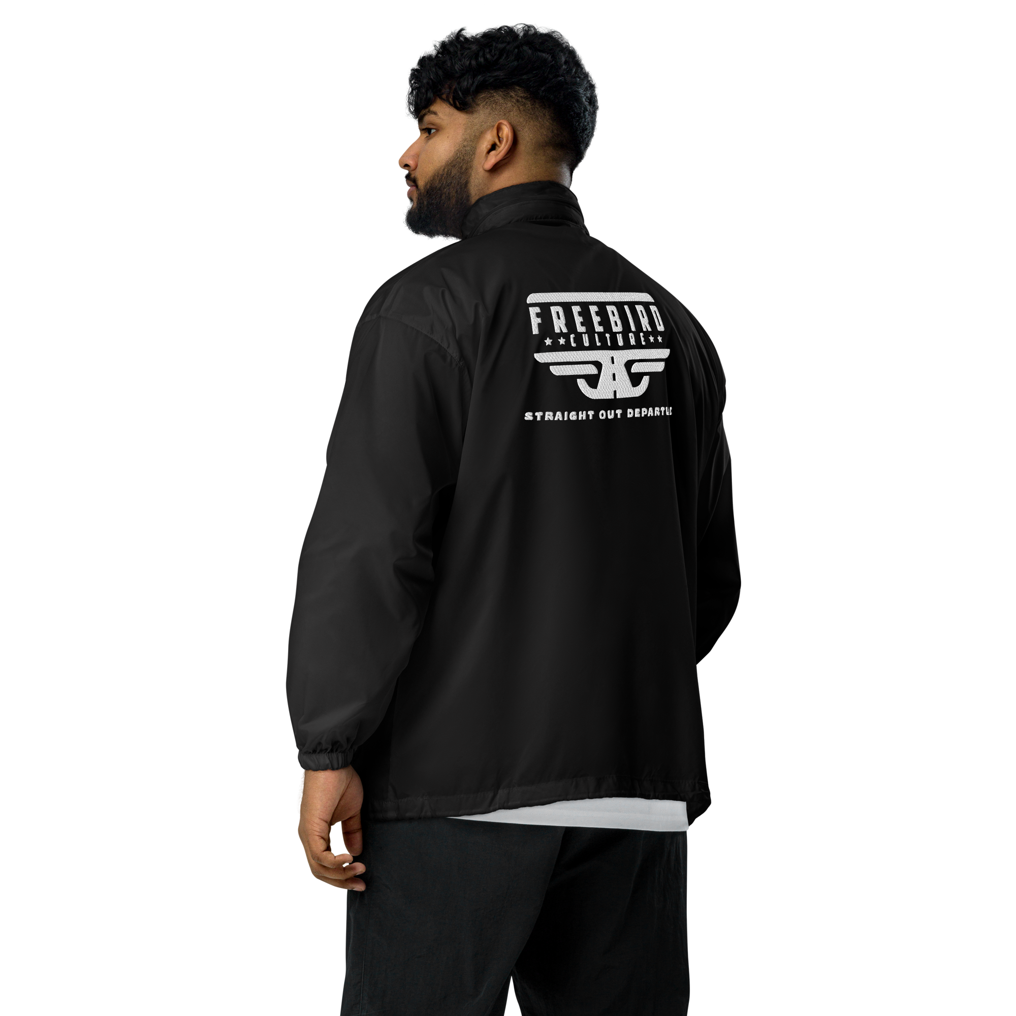 basic-unisex-windbreaker-black-back-6506f73f77d10.png