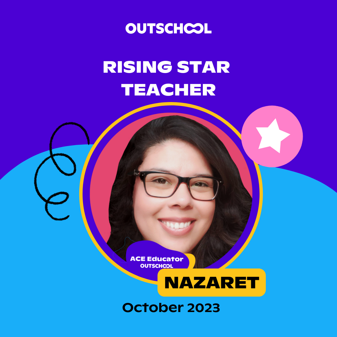 Outschool Teacher Nazaret Rising Star Virtual Art Language Teacher