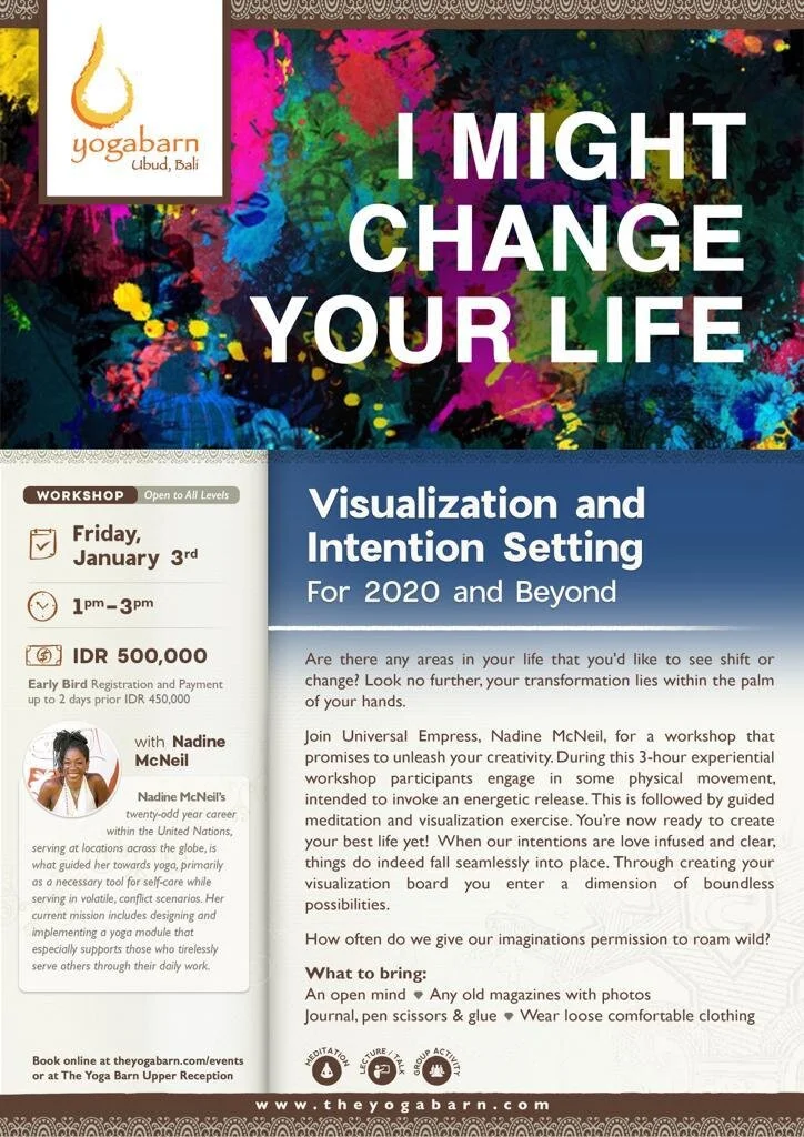 Workshop: Visualization and Intention Setting For 2020 and Beyond with Nadine McNeil