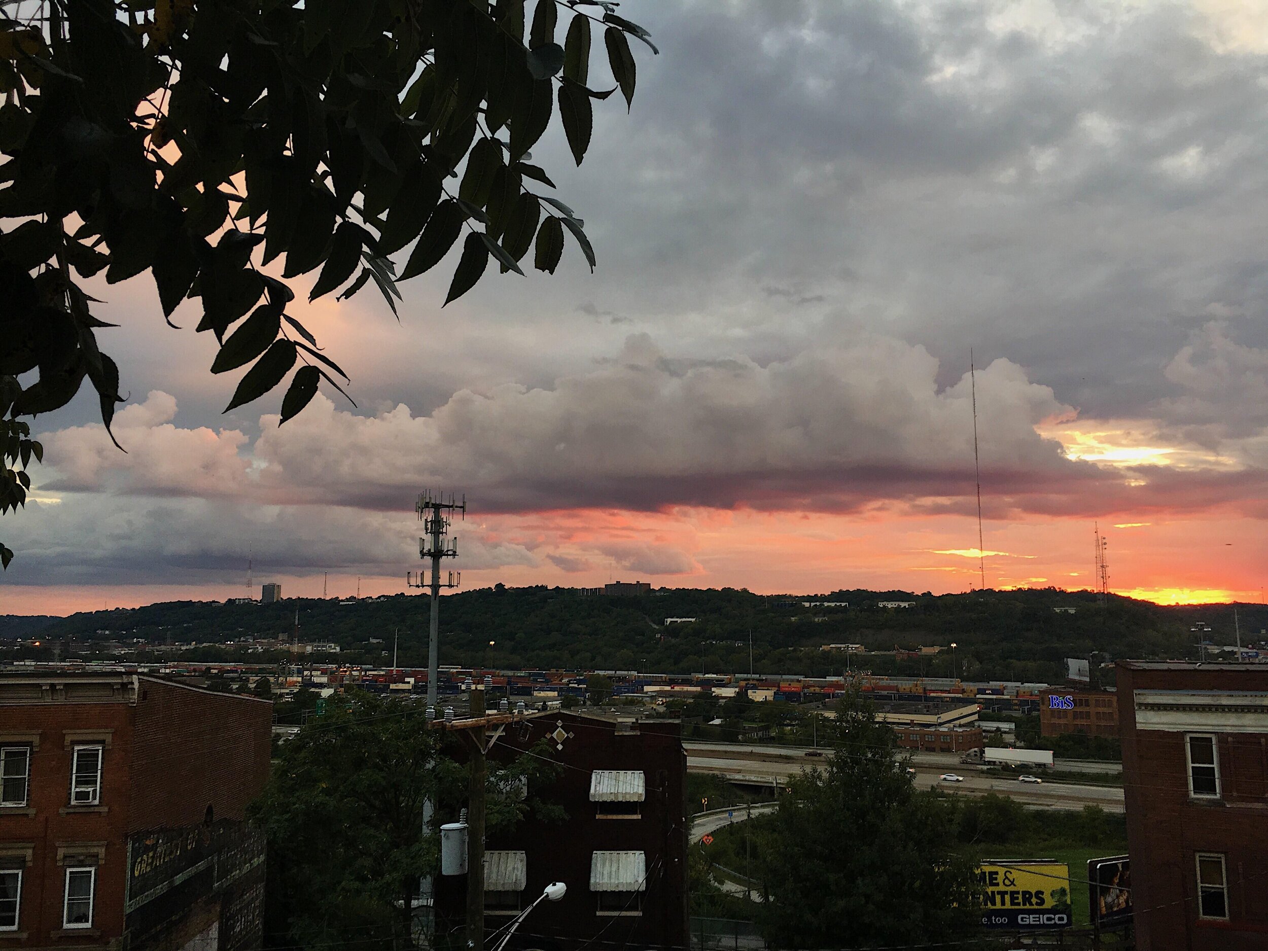 my balcony has the BEST view for sunsets — cincinnati, OH.jpeg