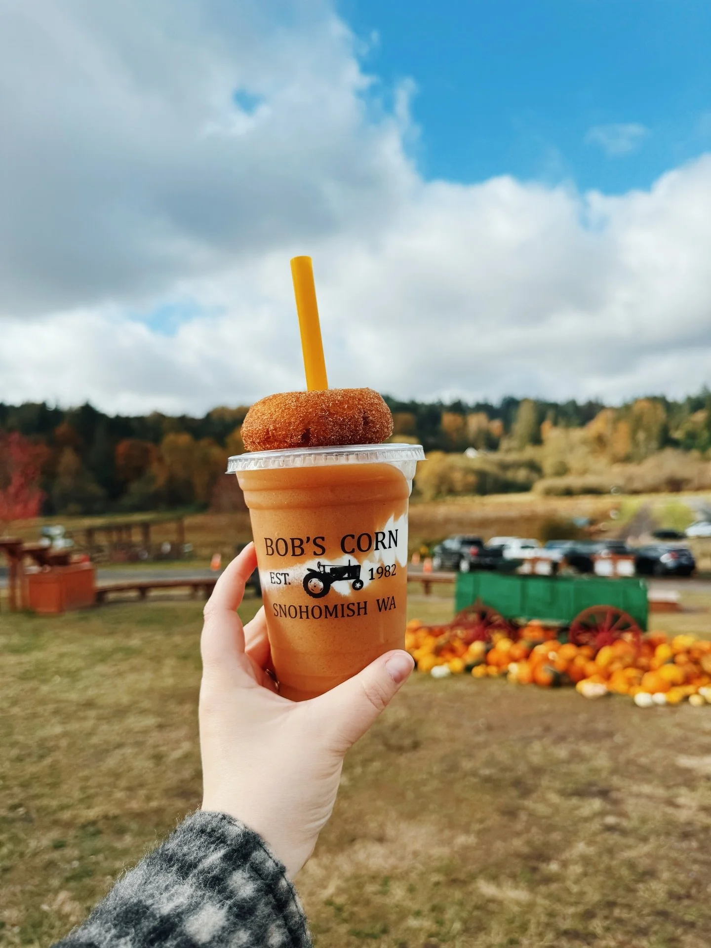Pumpkins, apples, and quality time with my girl! 🍂✨ First time apple picking and honestly idk how I&rsquo;ve lived this long without cosmic crisp in my life! 😮&zwj;💨