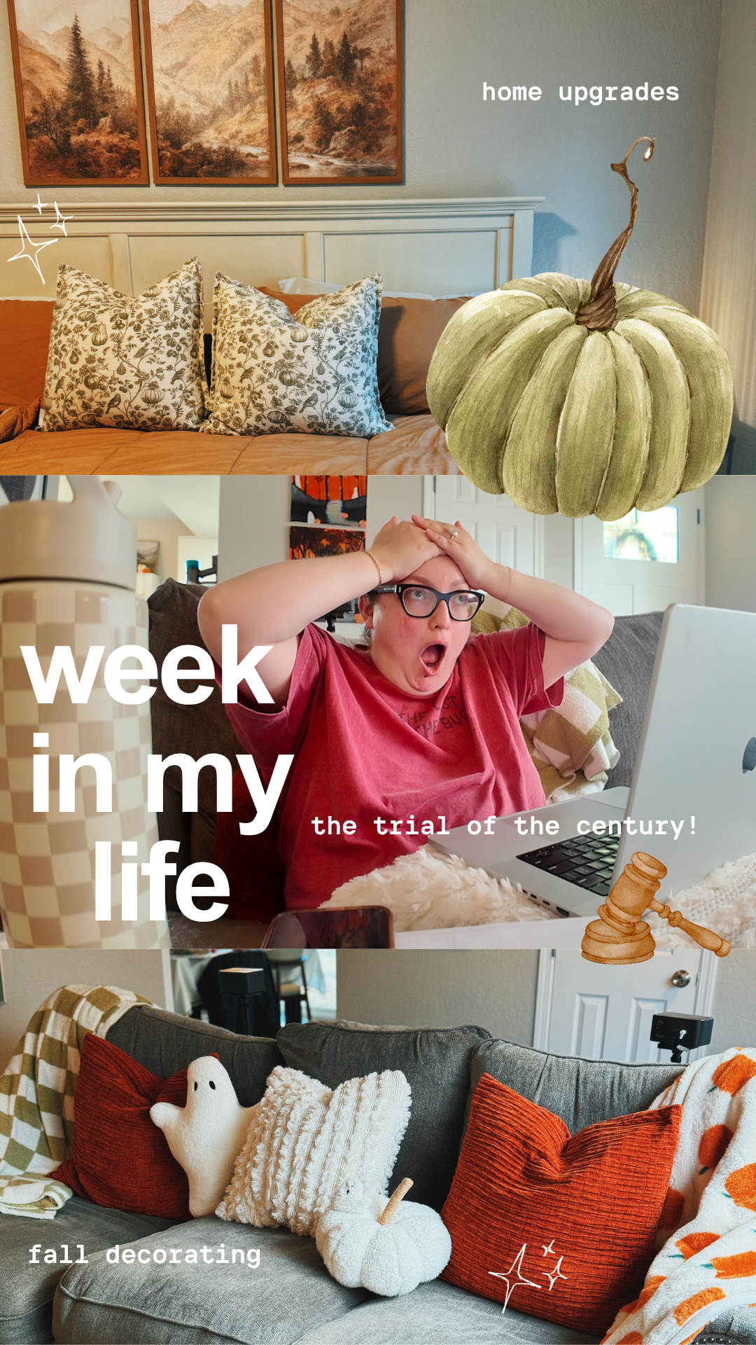 Fall Decorating Extravaganza! + The Trial of the Century | Weekly Vlog