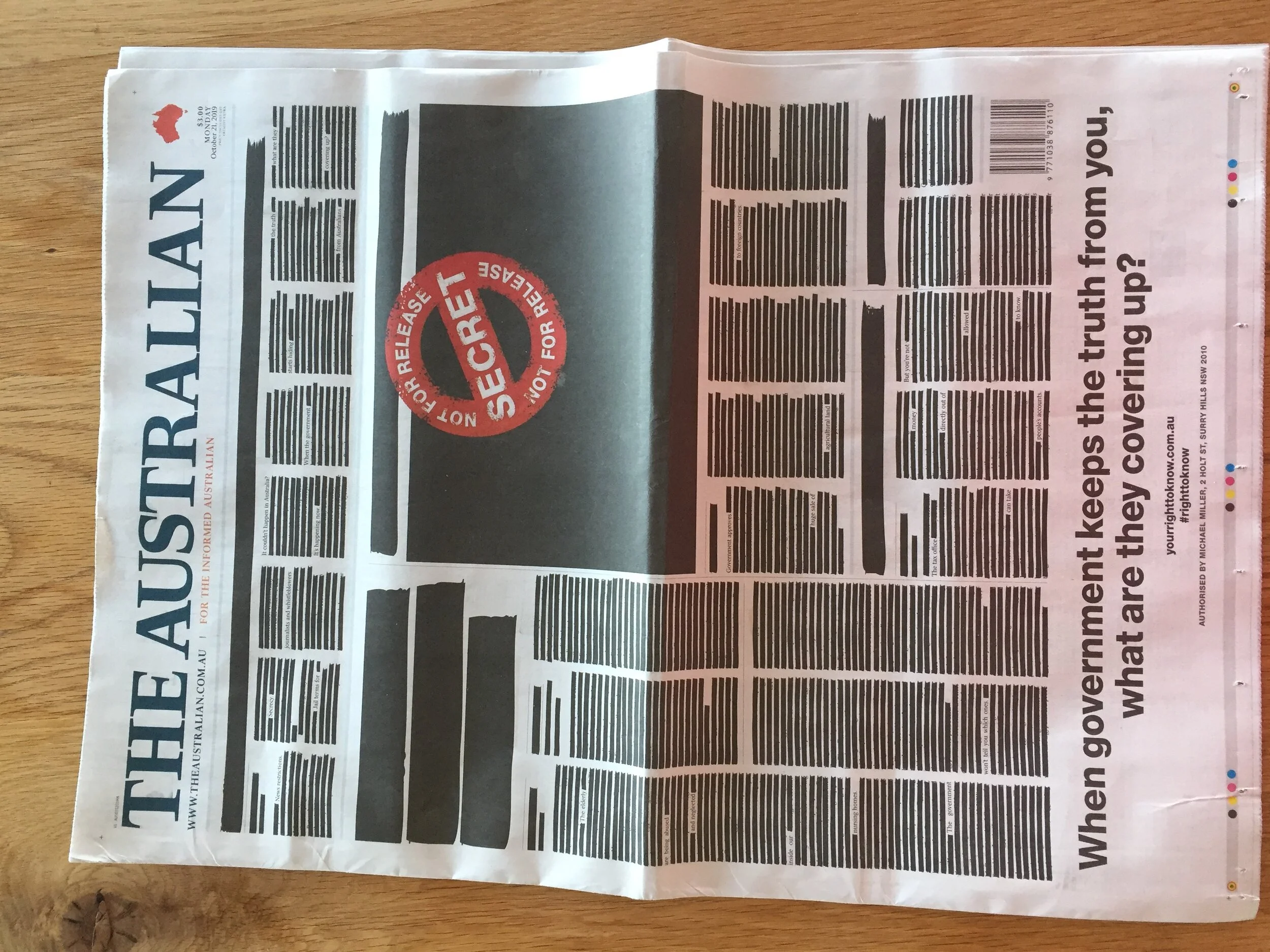 disinformation shot. your right to know