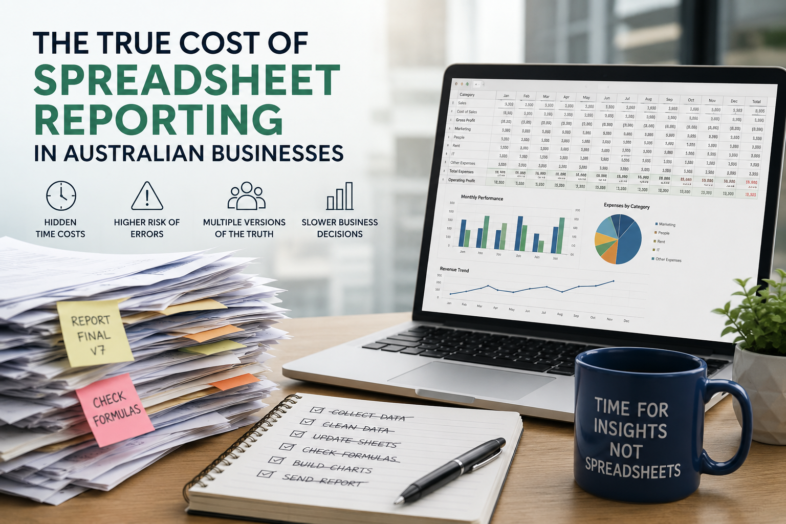 The True Cost of Spreadsheet Reporting in Australian Businesses