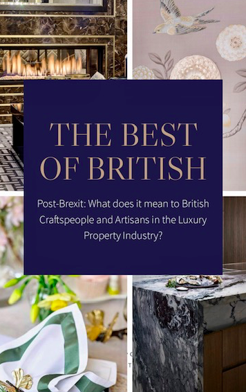 Thought Leadership - Best of British - Luxury Craftspeople and Artisans Post Brexit 