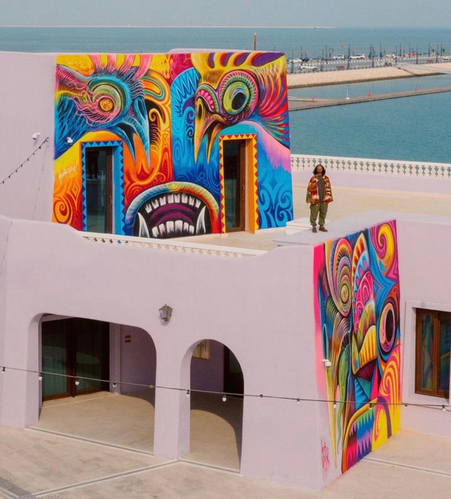 One of our favourite pieces by the extremely talented @herzven ! ⚡️

This insanely vibrant and eye catching piece was painted in Qatar, Doha in December 2023. 

Here are some words about the piece from @herzven 🙌

&lsquo;Grateful to be a part of @wo