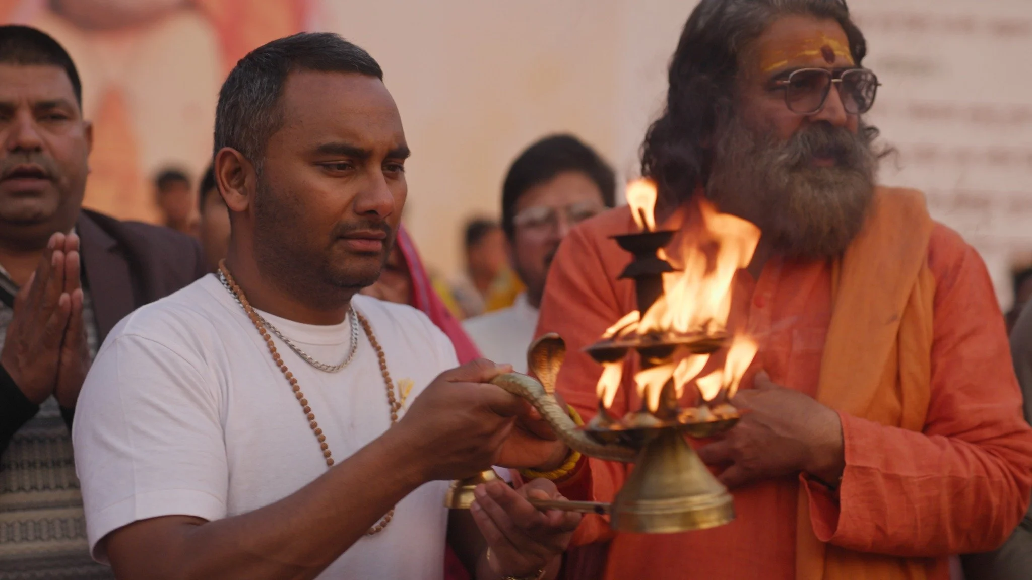 Tonight from 9pm on BBC One, you can watch journalist and presenter Amol Rajan head to India on a personal pilgrimage. At the largest religious festival in history, the Kumbh Mela, he wants to find out if faith can help heal the grief of losing his f