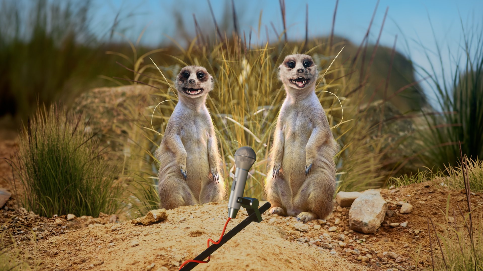 Join Sky Kids tomorrow at 07:15, 16:25 and 19:40 to see the premiere of Funny Talking Animals. Expect hilarious discussions about food, pocket money, tackling monsters under the bed, and more. Narrated by Iain Stirling.
 
Full CG and post by Doghouse