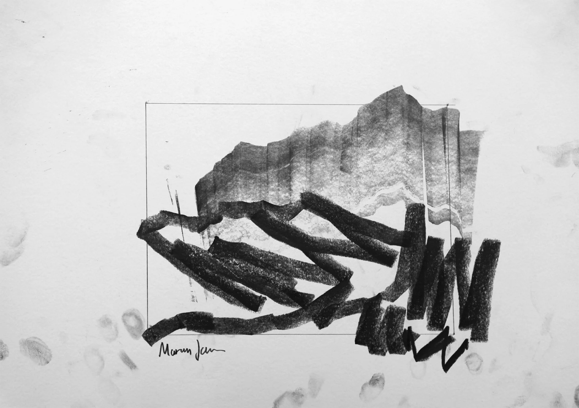 Untitled 2018, graphite pencil on paper, 420 x 297mm