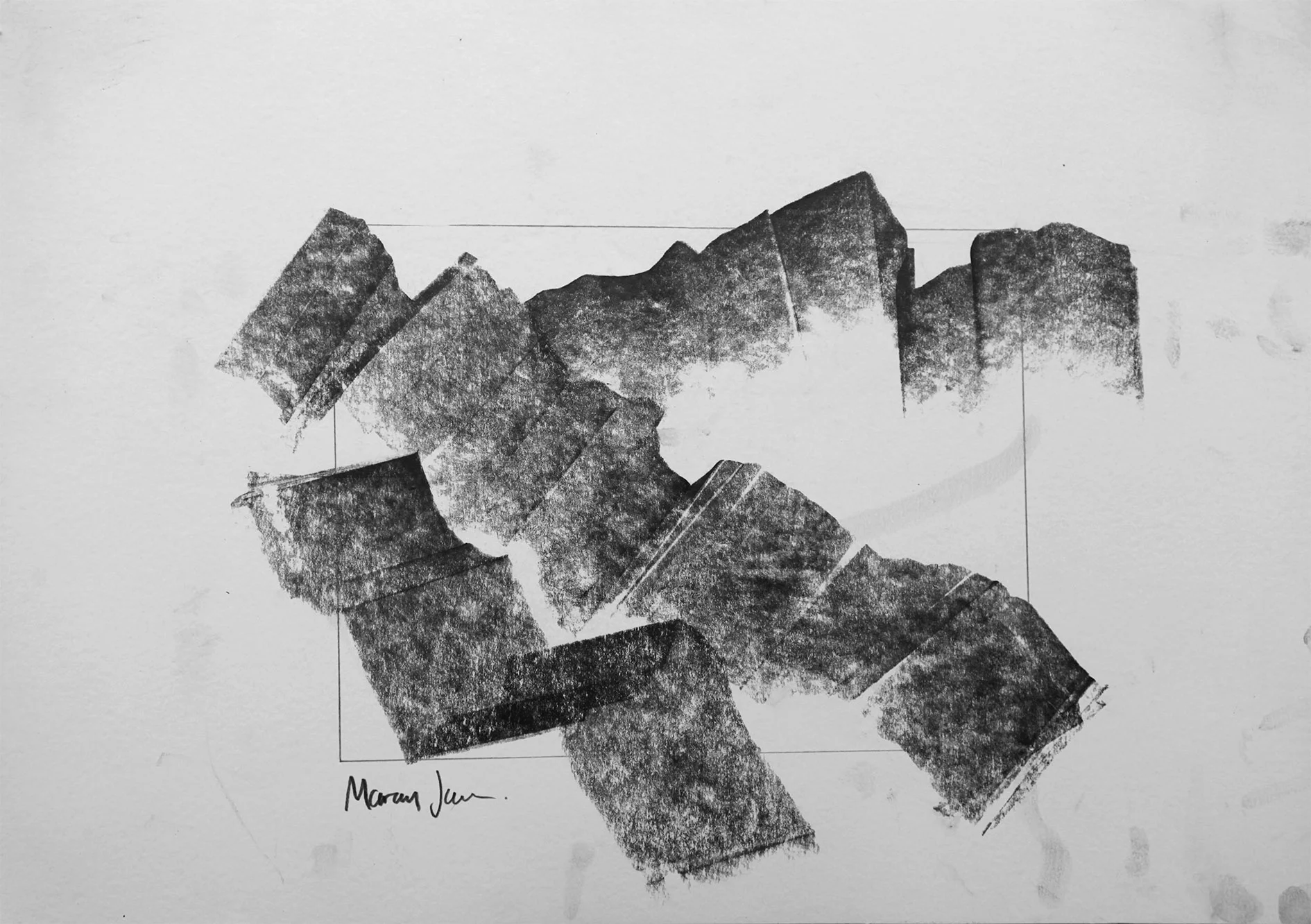 Untitled 2018, graphite pencil on paper, 420 x 297mm