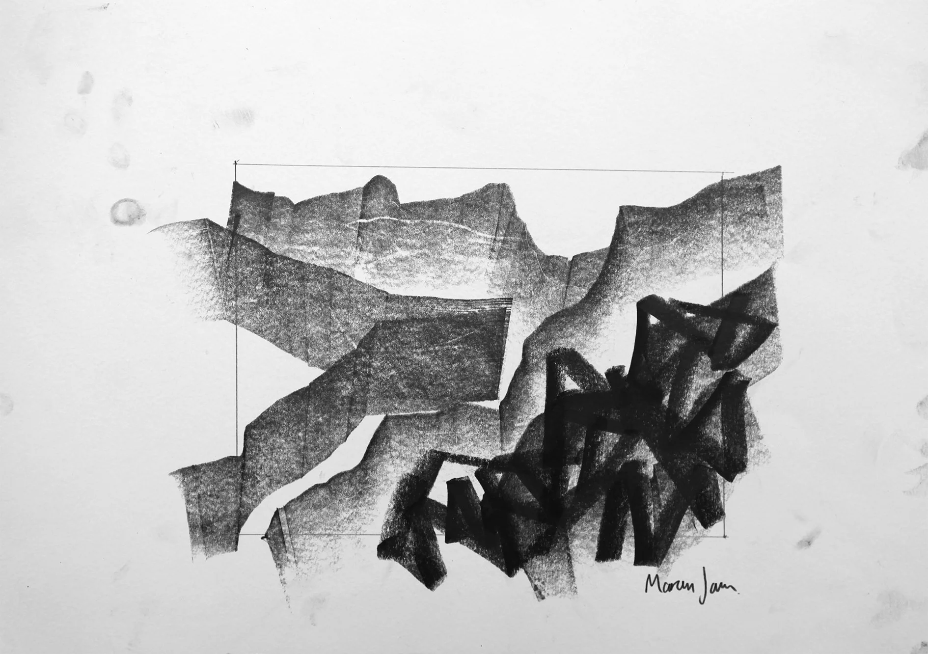 Untitled 2018, graphite pencil on paper, 420 x 297mm