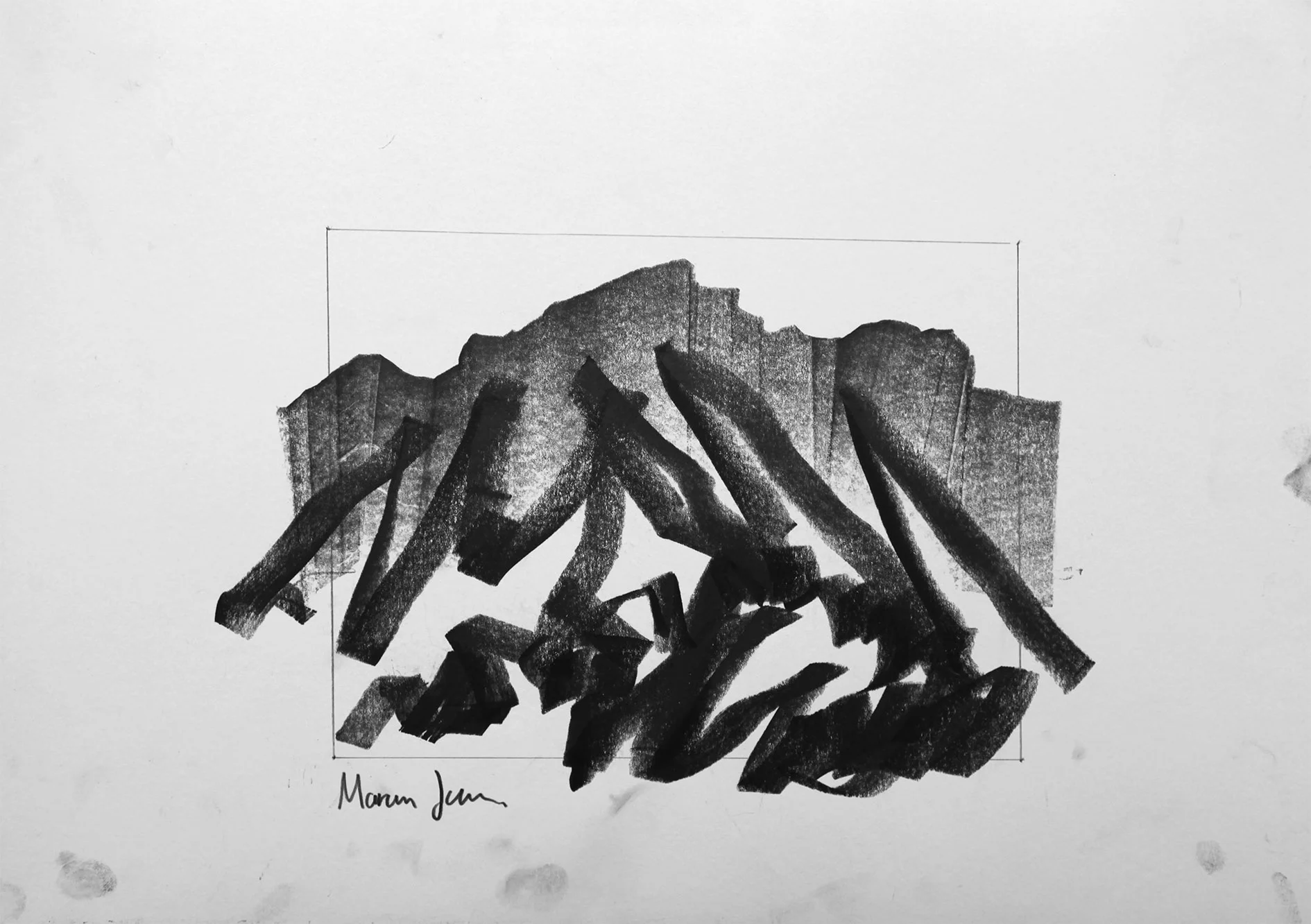 Untitled 2018, graphite pencil on paper, 420 x 297mm