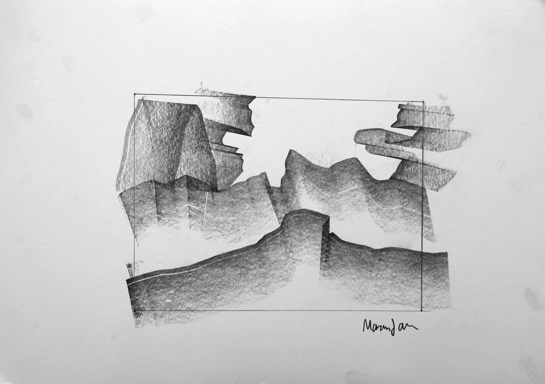 Untitled 2018, graphite pencil on paper, 420 x 297mm