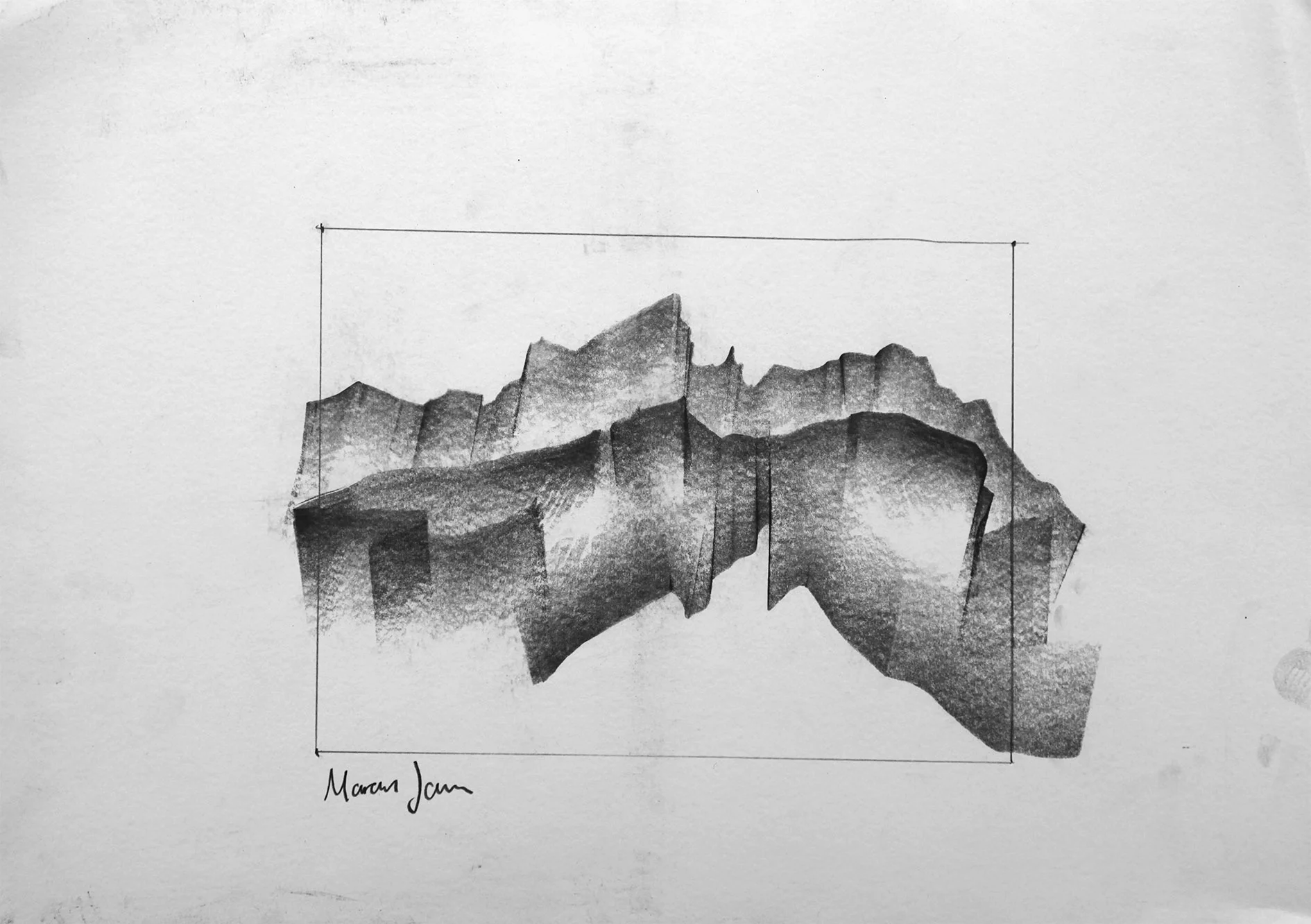 Untitled 2018, graphite pencil on paper, 420 x 297mm