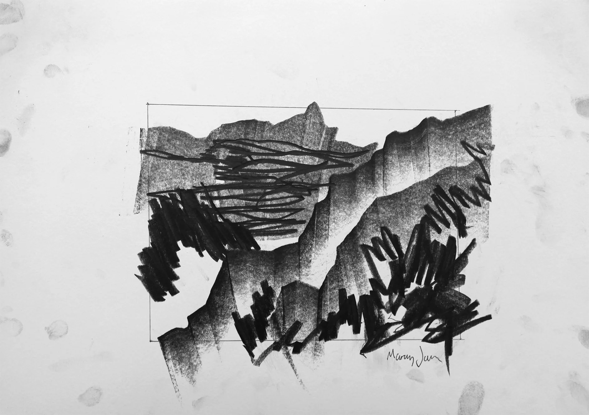 Untitled 2018, graphite pencil on paper, 420 x 297mm