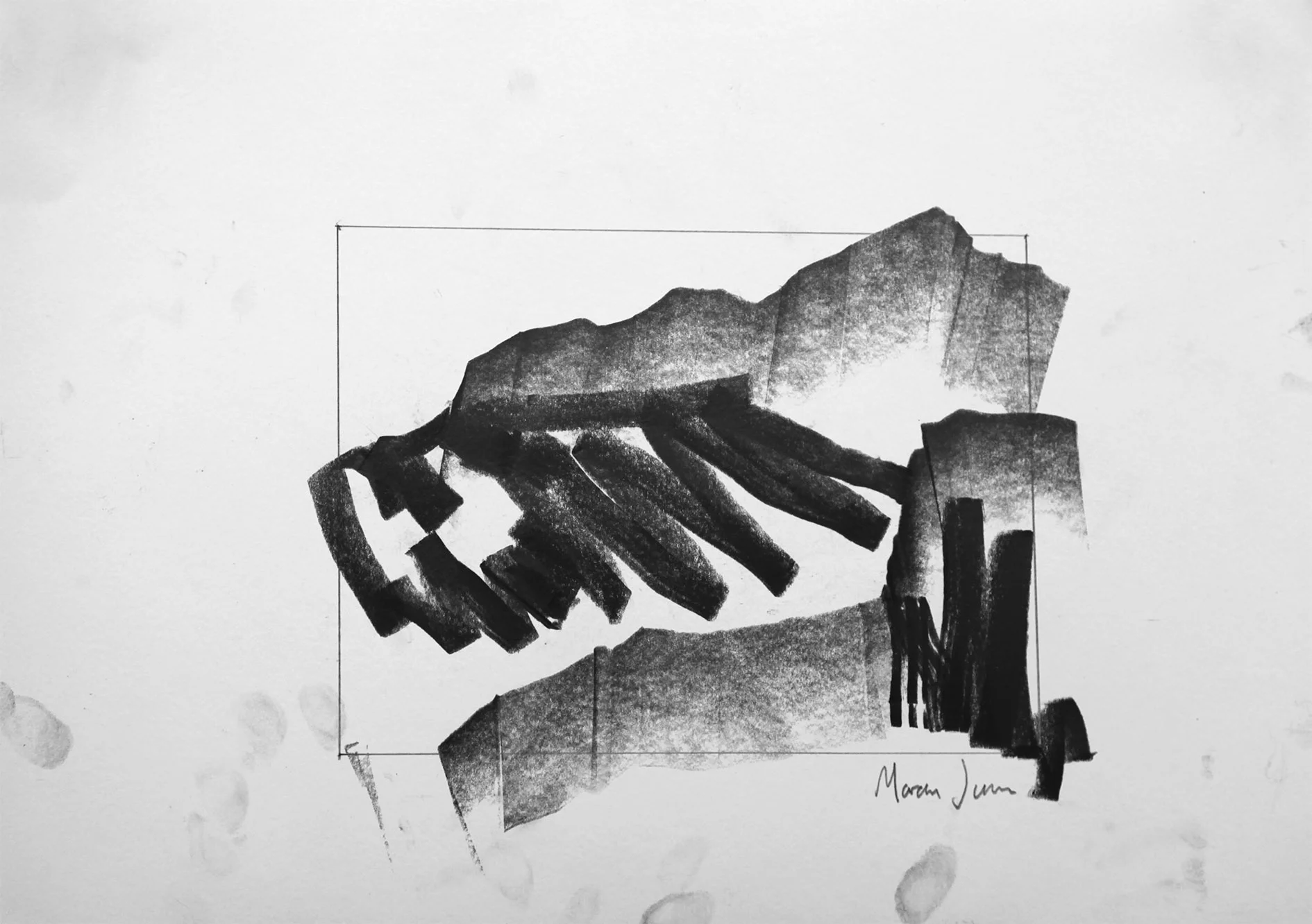 Untitled 2018, graphite pencil on paper, 420 x 297mm