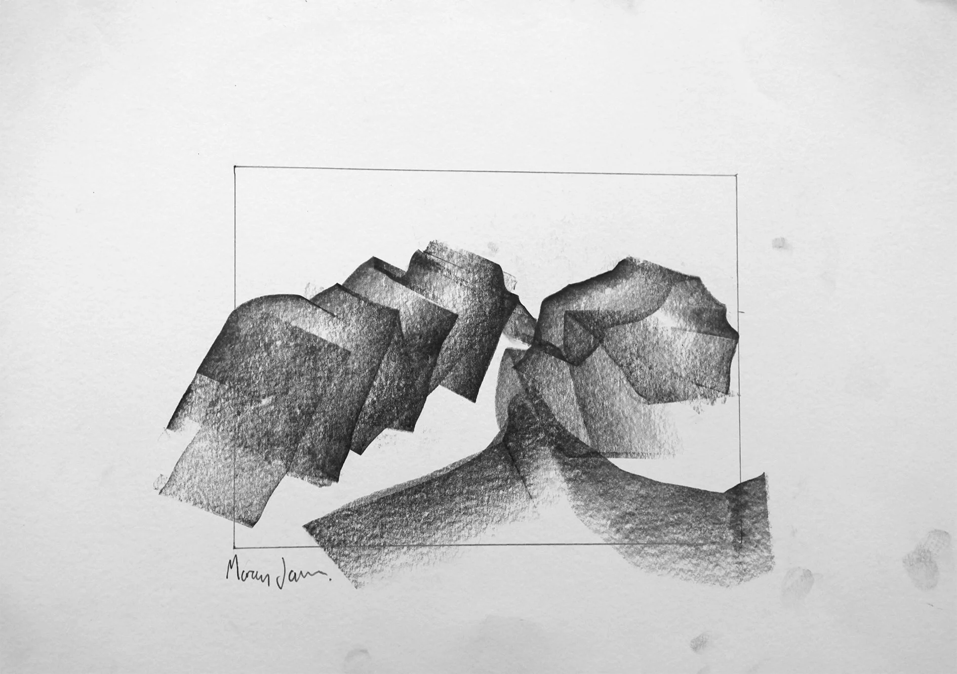Untitled 2018, graphite pencil on paper, 420 x 297mm