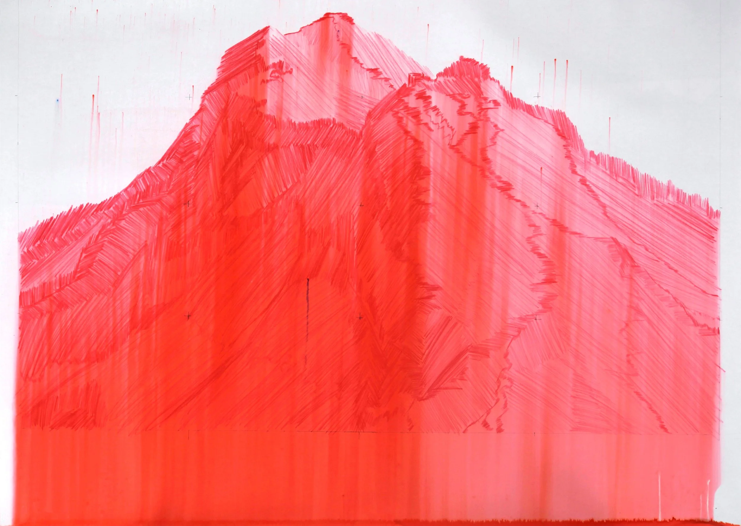  Copying pencil on paper, 1600mm x 1000mm 