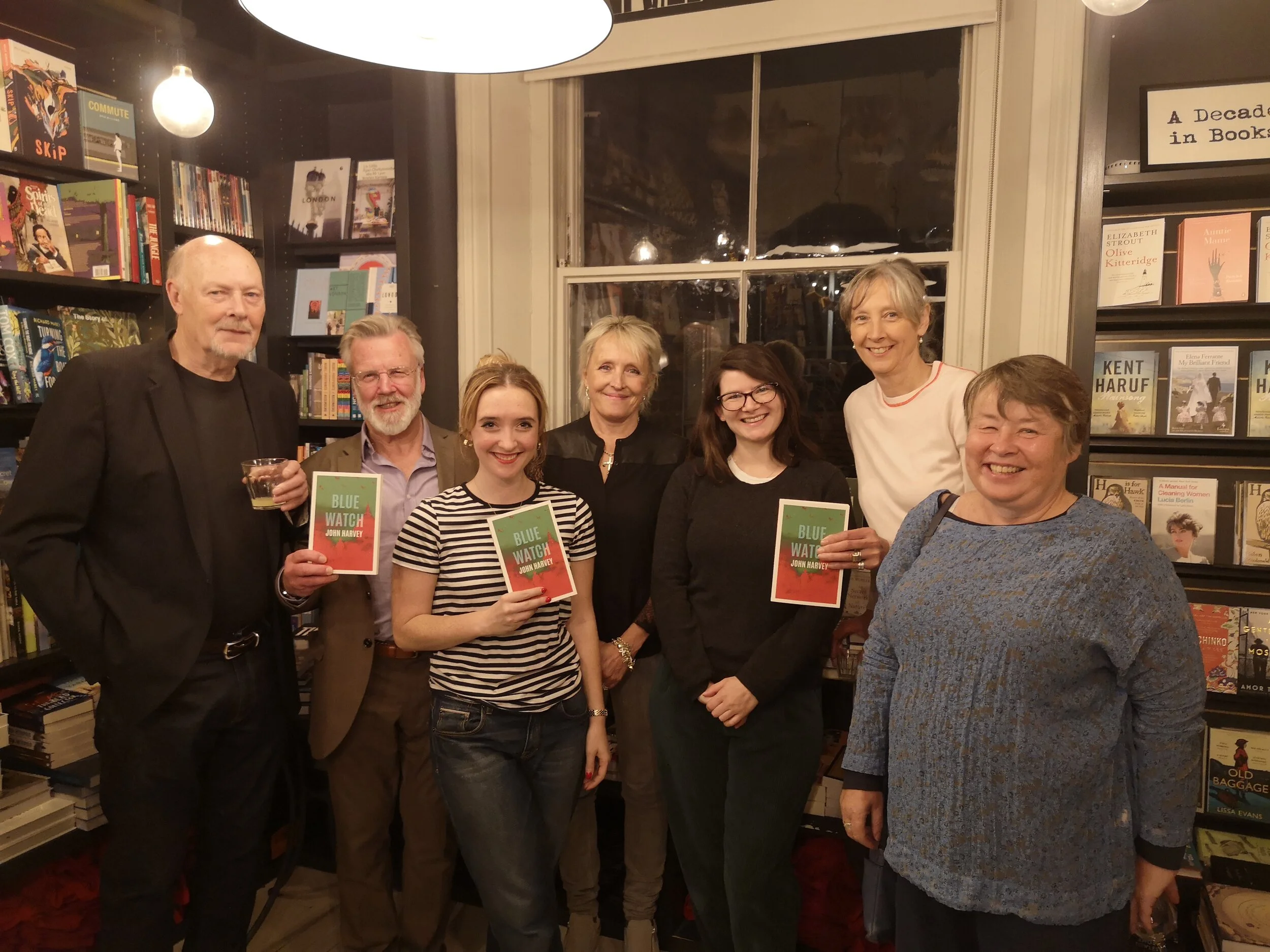 John Harvey's young adult novel 'Blue Watch' launches in London