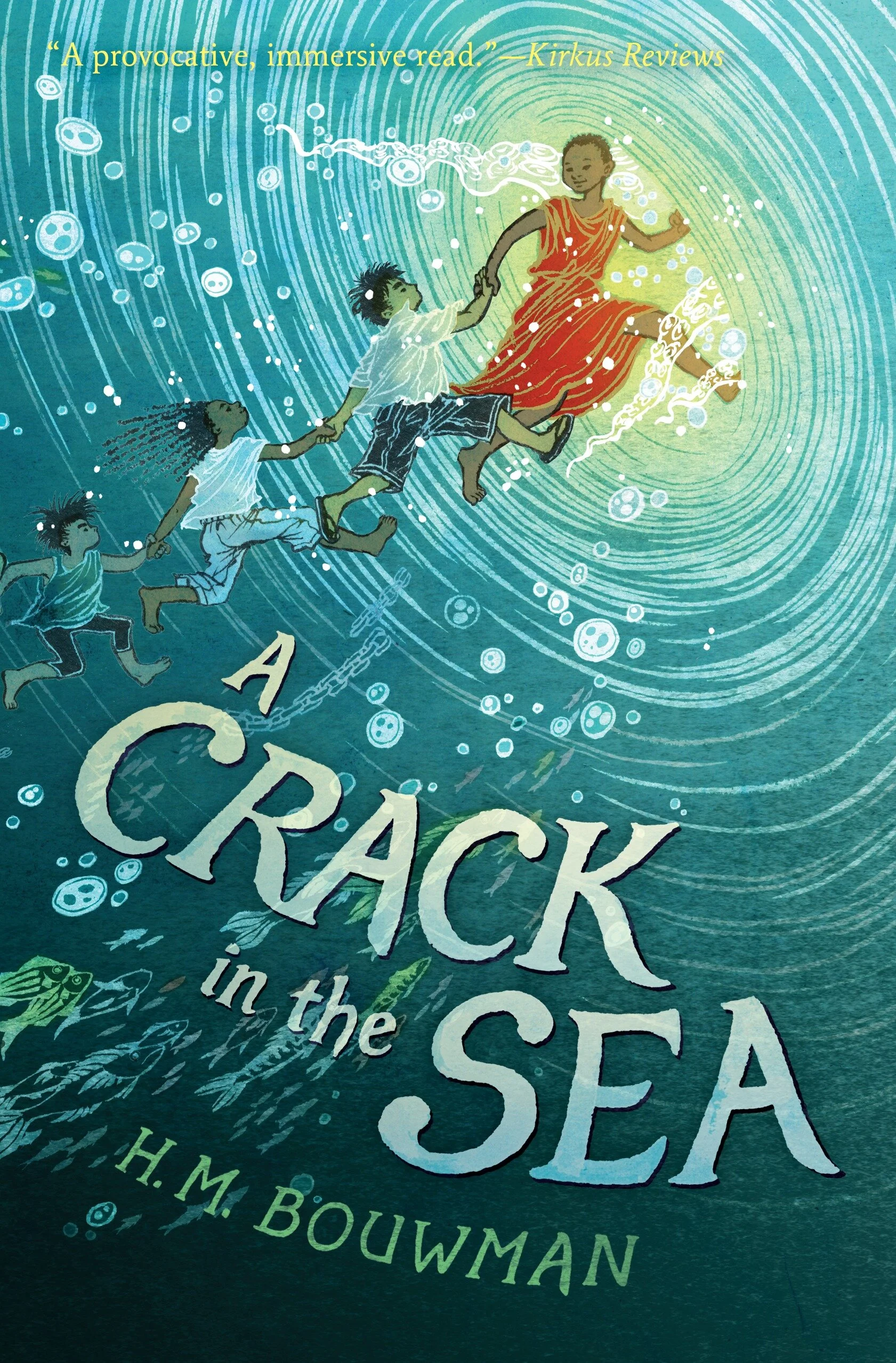 "The book is about finding a home - in a big, epic way": author H.M. Bouwman on 'A Crack in the Sea'