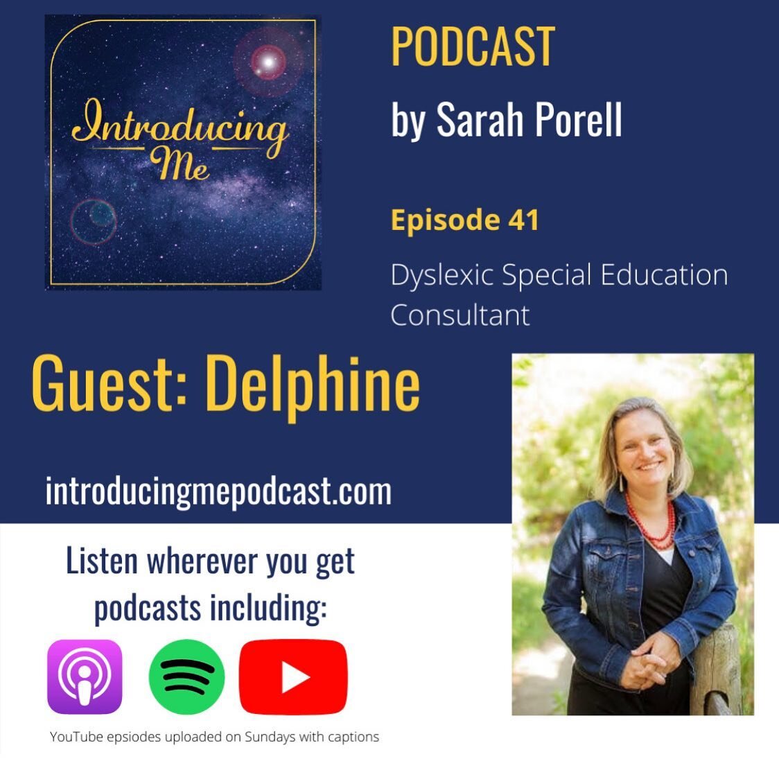 Today my episode with Sarah is out. On her podcast @introducingmepodcast we talk about my diagnosis of Dyslexia, how I came to understand my children&rsquo;s learning differences and how I work with families.  Check her out to get the link to the epi