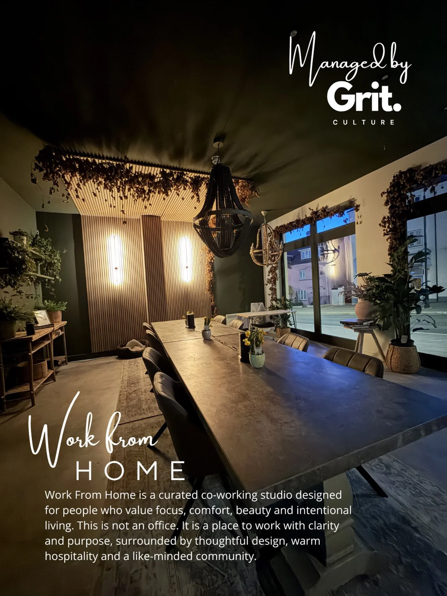 After a decade of working from actual home it was time to create a space that we know a lot people needed. Somewhere you can still get your head down and work hard in, but also look up from your laptop and have a giggle, a chat, share a frustration, 