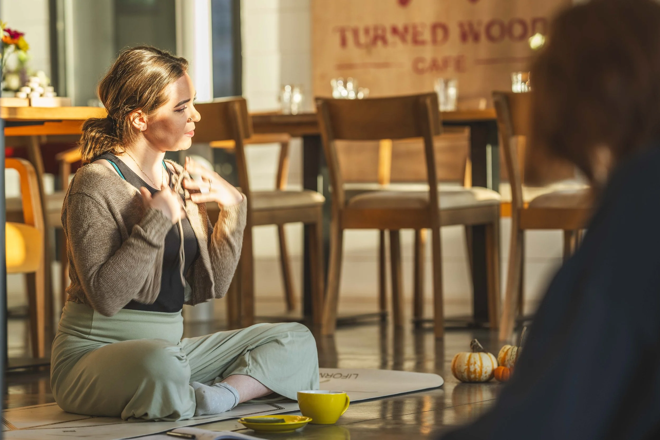 Spring Yoga Brunch at Turned Wood Cafe 🌸✨
