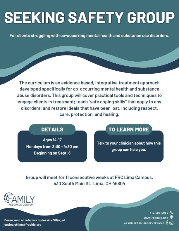 GROUP - Seeking Safety (Lima) — Family Resource Center