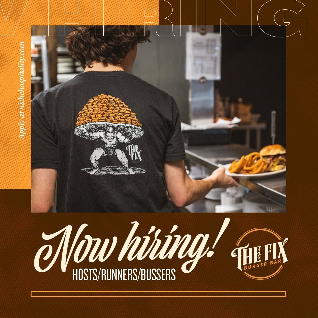 📣 We're looking for hosts, food runners, and bussers for our Fix Worcester location. If you thrive in a fast-paced, lively, and fun environment, we want YOU on our team.⁠
⁠
Niche Hospitality Group offers competitive wages, awesome benefits, and plen