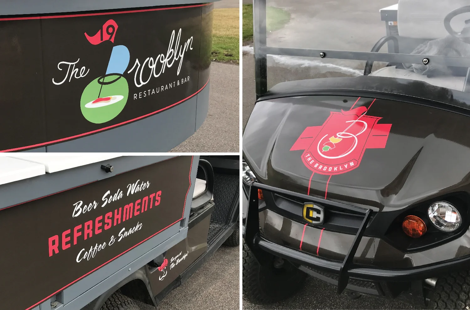 Wrapped Beverage Cart